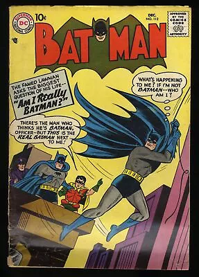 Buy Batman #112 VG+ 4.5  The Signalman Of Crime! Sheldon Moldoff Cover! DC Comics • 103.57£