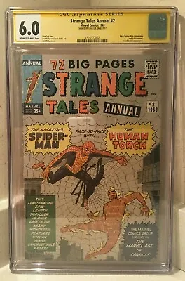 Buy Strange Tales Annual #2 4th Appearance Of Spider-Man Kirby SSCGC 6.0 1516377002 • 2,200£