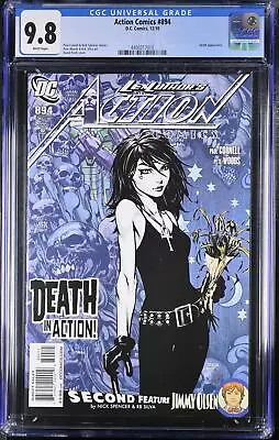 Buy Action Comics 894 CGC 9.8 4400317010 1st Cover Of Death In DCU Finch Cover • 103.26£