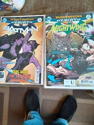 Buy DC Universe Rebirth Batman No 35 / Nightwing No 25 • 4£