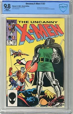 Buy Uncanny X-Men  #197  CBCS   9.8   NMMT   White Pgs   9/85  Dr. Doom Robot Cover • 116.51£