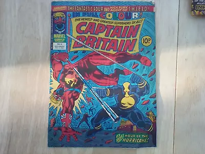 Buy Captain Britain No.4 1976 Marvel Comics,owned From New, Good • 35£