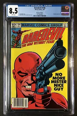 Buy Daredevil #184  CGC 8.5  White Pages  Newsstand  Marvel Comics 1982 • 55.42£