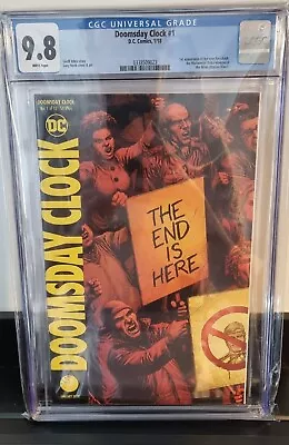 Buy DC Doomsday Clock #1 1st Appearance New Rorschach, Marionette, Mime CGC 9.8 • 75£