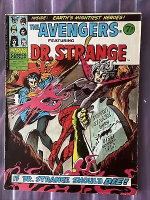 Buy Marvel UK, Avengers, Dr.Strange No 72 1975 Featuring Iron Fist • 3.49£