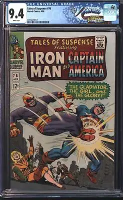 Buy Marvel Tales Of Suspense 76 4/66 FANTAST CGC 9.4 White Pages • 395.76£