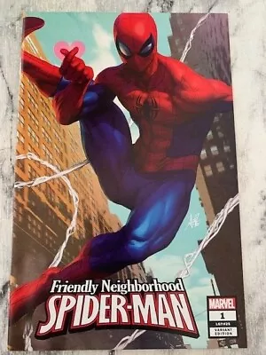 Buy Friendly Neighborhood Spider Man 1 LGY 25 Artgerm Variant Marvel 2019 NM Rare • 4.99£