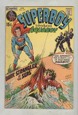 Buy Superboy #171 January 1971 VG+ First Aquaboy • 7.23£