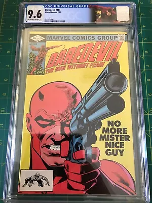 Buy Daredevil 184 CGC Graded 9.6 NM+ Marvel Comics 1982 Custom Label • 95.02£