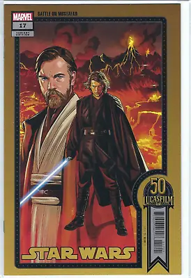 Buy Star Wars #17 Sprouse Lucasfilm 50th Variant Cover Obi Wan Anakin Mustafar • 7.88£