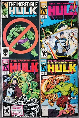 Buy Incredible Hulk 317, 395, 396, 405 Lot Punisher Mr Fixit 1st Hulk Buster II • 5.62£