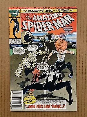 Buy Amazing Spider-Man #283 Newsstand  Marvel 1986 FN • 6.32£