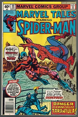 Buy Marvel Tales 111  Tarantula! Punisher! (rep Amazing Spider-Man 134) 1980 Fine • 7.08£