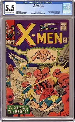 Buy Uncanny X-Men #15 CGC 5.5 1965 4118189007 • 224.98£