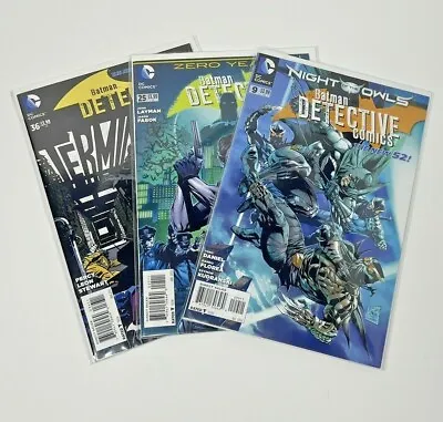 Buy Lot Of 3 BATMAN DETECTIVE COMICS #9 25 36 DC Comics 2012 -2015 Gemini • 7.22£