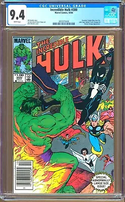 Buy Incredible Hulk #300 (1984) CGC 9.4  WP  Mantlo  Spider-Man   NEWSSTAND  • 53.02£