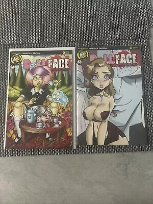 Buy Actuon Lab Danger Zone Comics Dollface #4 & #14 Mckay Limited Edition Variant • 9£