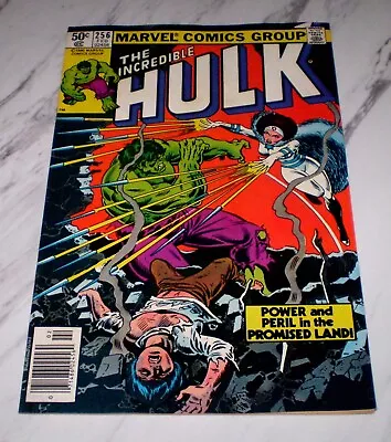 Buy Incredible Hulk #256 NM 9.4 OW Pages 1981 Marvel 1st Sabra Newsstand Edition • 51.97£