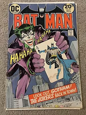 Buy Batman #251 (1973) Classic Neal Adams Joker Cover Low Grade • 219.87£