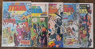 Buy THE NEW TEEN TITANS #15-17, 19, 24 DC Comics 1982 • 31.94£