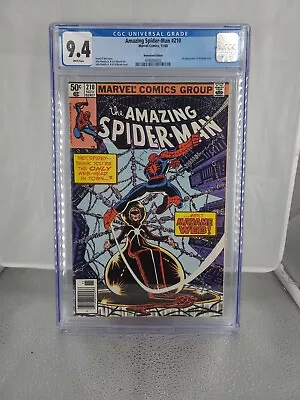 Buy Amazing Spider-Man 210 -Newsstand- CGC 9.4 (1st Appearance Of Madame Web) • 197.65£