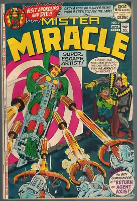 Buy Mister Miracle 7  1st Big Barda Cover!  Giant By Jack Kirby  Fine 1972 DC Comic • 11.95£