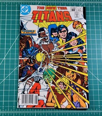 Buy New Teen Titans #34 (1983) NM 1st Full Cvr App Deathstroke Nwstnd George Perez • 27.64£