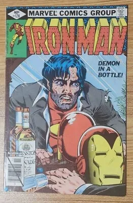 Buy Iron Man # 128 Newsstand 🗝️Demon In A Bottle Classic Cover - High Grade🔥🔥 • 98.55£