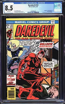 Buy Daredevil #131 Cgc 8.5 White Origin & 1st App Bullseye #4390996001 • 236.39£