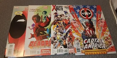 Buy Deadpool Lot: Cap America 701, Uncanny X-Men 1, Deadpoo 13 & Marvel Spotlight  • 19.76£