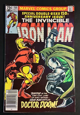 Buy Iron Man 150 Newstand Dr Doom Iconic Cover V 1 Avengers Ms Marvel Vision Thor • 43.97£