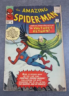 Buy Amazing Spider-man #7  (Marvel 1963) VG- (3.5) DITKO Art • 525£