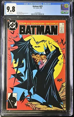 Buy Batman #423 Cgc 9.8 W 1st Print Key (1988) Todd Mcfarlane • 1,814.44£