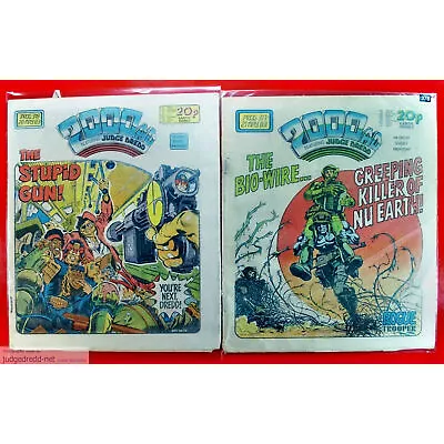 Buy 2000AD Prog 317 & 318  . 2 Comics Bag And Boards See Description 1983 (Lot 1221 • 7.99£