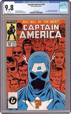 Buy Captain America #333D CGC 9.8 1987 4321835023 • 102.91£