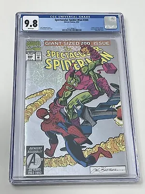 Buy Spectacular Spider-Man #200 Marvel 1993 Death Harry Osborn CGC 9.8 WHITE Pages • 158.11£