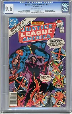 Buy Justice League Of America  #145   CGC  9.6   NM+  Off White/wht Pgs 8/77  Red To • 83.01£