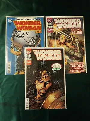 Buy DC Comics Wonder Woman #750 752 753 ORIGIN OF WARMASTER 2020 1st Print NM • 14.21£