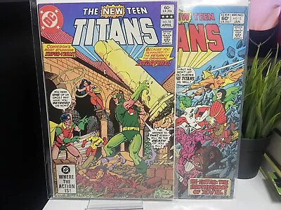 Buy THE NEW TEEN TITANS Issue #15 And #18 1982 DC Comic • 7.50£
