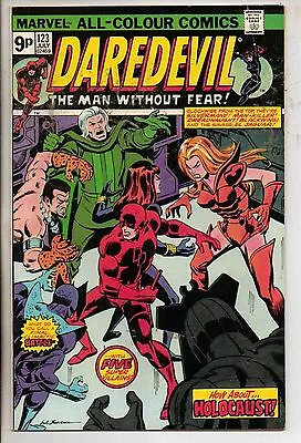 Buy Marvel Comics Daredevil #123 July 1975 Black Widow VF+ • 13.50£