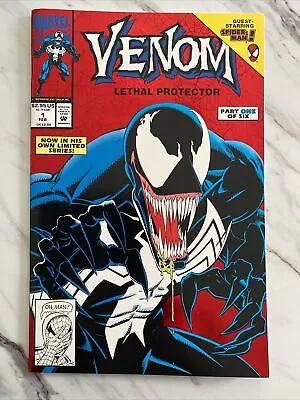 Buy Venom Lethal Protector #1 1st Issue  Feb 1993 Red Foil Marvel Comic.￼ • 42.50£