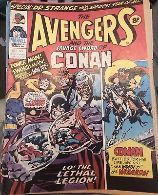 Buy The Avengers  & The Savage Sword  Of Conan Issue #123 1976 • 6£