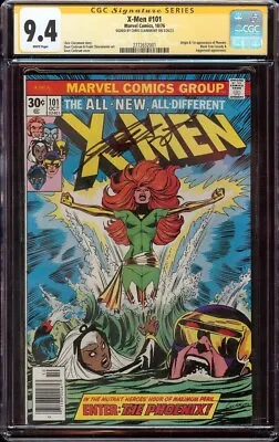 Buy X-Men # 101 CGC 9.4 White (Marvel, 1976) 1st Appear Phoenix, Chris Claremont Sig • 1,355.19£