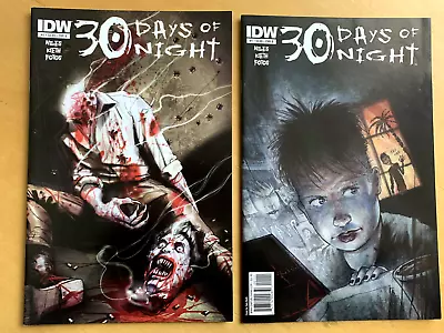 Buy 30 Days Of Night #s 1 B & 2 A. IDW Comics 2011 Series By Steve Niles & Sam Kieth • 8.99£