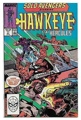 Buy Solo Avengers #11 : VF/NM : Hawkeye : Hercules • 1.75£