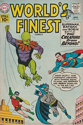 Buy ###dc Comics Worlds Finest Comics #116 March 1961 F/vf (7.0) ### • 30£