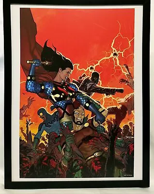 Buy Mister Miracle, Big Barda & Blue Beetle Zombie DCeased FRAMED 12x16 Art Print Po • 37.90£