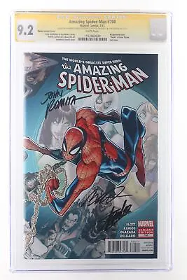 Buy Amazing Spider-Man #700 - 2013 CGC 9.2 Ramos Variant Signed Stan Lee Romita Ramo • 472.27£