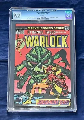 Buy Strange Tales #180 CGC 9.2 White Pages - 1st Appearance Of Gamora GOTG 1975 • 223.77£