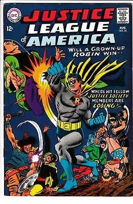 Buy JUSTICE LEAGUE OF AMERICA #55, FN+, DC Comics (1967) • 29.95£